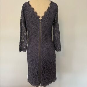 Diane Von Furstenberg Purple/Gray Dress